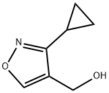 4-Isoxazolemethanol, 3-cyclopropyl- Structure