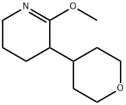 Pyridine, 3,4,5,6-tetrahydro-2-methoxy-3-(tetrahydro-2H-pyran-4-yl)- Structure