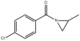 Methanone, (4-chlorophenyl)(2-methyl-1-aziridinyl)- 구조식 이미지