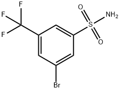 3-Bromo-5-trifluoromethylbenzenesulfonamide Structure