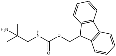 1-N-Fmoc-2-methylpropane-1,2-diamine HCl Structure