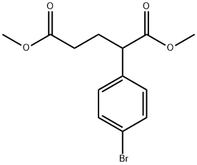 Pentanedioic acid, 2-(4-bromophenyl)-, 1,5-dimethyl ester Structure