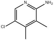 2-Pyridinamine, 5-chloro-3,4-dimethyl- 구조식 이미지