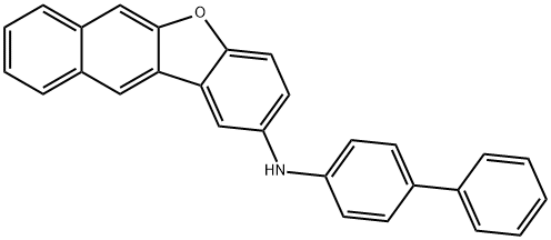 Benzo[b]naphtho[2,3-d]furan-2-amine, N-[1,1'-biphenyl]-4-yl- 구조식 이미지