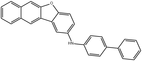 Benzo[b]naphtho[2,3-d]furan-2-amine, N-[1,1'-biphenyl]-4-yl- Structure