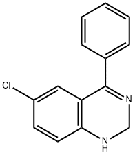 Quinazoline, 6-chloro-1,2-dihydro-4-phenyl- Structure