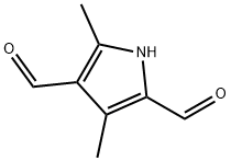 Pyrrole-2,4-dicarboxaldehyde, 3,5-dimethyl- (6CI,7CI,8CI) 구조식 이미지