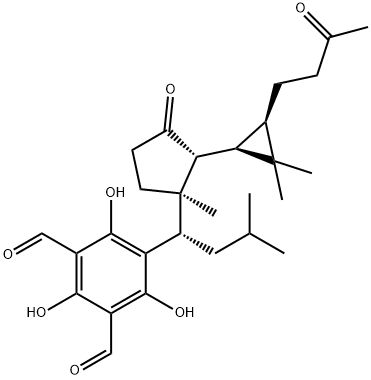 Macrocarpal N 구조식 이미지