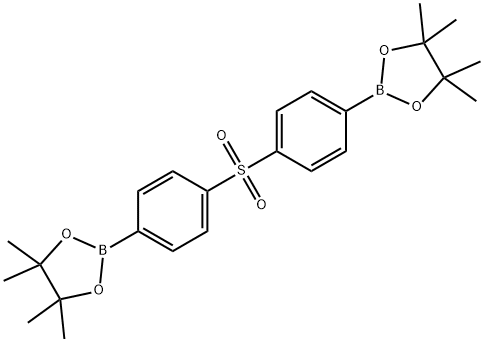 1,3,2-Dioxaborolane, 2,2'-(sulfonyldi-4,1-phenylene)bis[4,4,5,5-tetramethyl- Structure