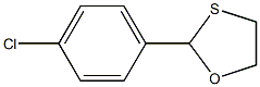 1,3-Oxathiolane, 2-(4-chlorophenyl)- Structure