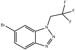 1H-Benzotriazole, 6-bromo-1-(2,2,2-trifluoroethyl)- Structure