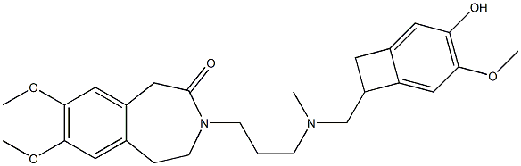 Ivabradine Impurity S33172 Structure