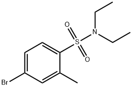 Benzenesulfonamide, 4-bromo-N,N-diethyl-2-methyl- Structure