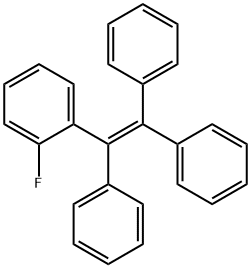 Benzene, 1-fluoro-2-(1,2,2-triphenylethenyl)- Structure