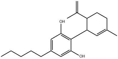 CANNABIDIOL  racemic 구조식 이미지