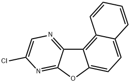 9-chloronaphtho[1',2':4,5]furo[2,3-b]pyrazine Structure