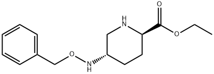 (2R,5S)-ethyl 5-(benzyloxyaMino)piperidine-2-carboxylate 구조식 이미지