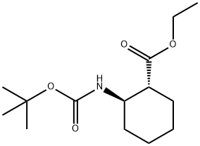 (1R,2R)-ethyl 2-(tert-butoxycarbonyl)cyclohexanecarboxylate 구조식 이미지