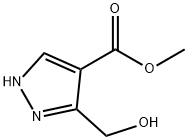 methyl 5-(hydroxymethyl)-1H-pyrazole-4-carboxylate 구조식 이미지