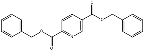 2,5-Pyridinedicarboxylic acid, 2,5-bis(phenylmethyl) ester Structure