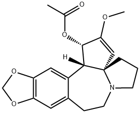 Acetylcephalotaxine 구조식 이미지