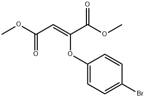 2-Butenedioic acid, 2-(4-bromophenoxy)-, 1,4-dimethyl ester, (2Z)- Structure