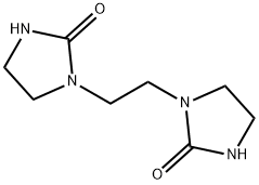 2-Imidazolidinone, 1,1'-(1,2-ethanediyl)bis- 구조식 이미지