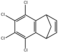 1,4-Methanonaphthalene, 5,6,7,8-tetrachloro-1,4-dihydro- 구조식 이미지