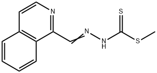 S-methyl-N-(1-isolquinolyl)methylendithiocarbazate Structure