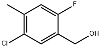 Benzenemethanol, 5-chloro-2-fluoro-4-methyl- 구조식 이미지