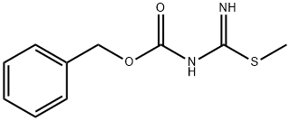 Benzyl [amino(methylsulfanyl)methylene]carbamate 구조식 이미지