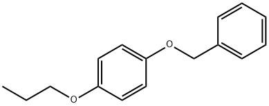 Benzene, 1-(phenylmethoxy)-4-propoxy- Structure