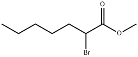 Heptanoic acid, 2-bromo-, methyl ester 구조식 이미지