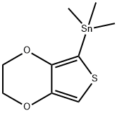 Stannane, (2,3-dihydrothieno[3,4-b]-1,4-dioxin-5-yl)trimethyl- 구조식 이미지