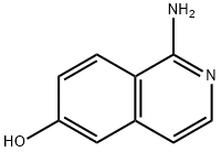 6-Isoquinolinol, 1-amino- Structure