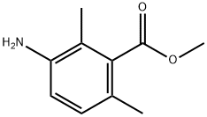 Benzoic acid, 3-amino-2,6-dimethyl-, methyl ester Structure