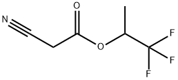 2,2,2-Trifluoro-1-methylethyl=cyanoacetate Structure