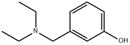 Phenol, 3-[(diethylamino)methyl]- Structure