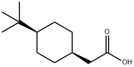 Cyclohexaneacetic acid, 4-(1,1-dimethylethyl)-, cis- Structure