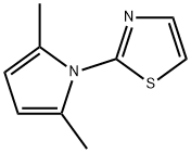 Thiazole, 2-(2,5-dimethyl-1H-pyrrol-1-yl)- Structure