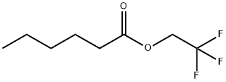 Hexanoic acid, 2,2,2-trifluoroethyl ester Structure