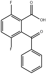 Benzoic acid, 2-benzoyl-3,6-difluoro- Structure