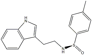 R-N-P-TOLYLSULFINYLTRYPTAMINE  97 Structure