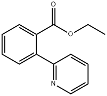 Benzoic acid, 2-(2-pyridinyl)-, ethyl ester Structure