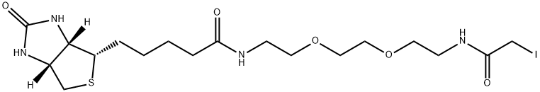 Biotin-PEG2-iodide Structure