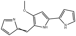 2,2'-Bi-1H-pyrrole, 4-methoxy-5-(2H-pyrrol-2-ylidenemethyl)- Structure