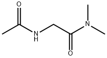 2-acetamido-N,N-dimethylacetamide 구조식 이미지
