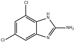 4,6-dichloro-1H-benzo[d]imidazol-2-amine 구조식 이미지