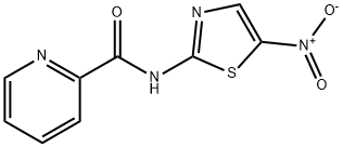 2-Pyridinecarboxamide, N-(5-nitro-2-thiazolyl)- Structure