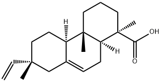 (1R)-7β-Vinyl-1,2,3,4,4a,4bβ,5,6,7,8,10,10aβ-dodecahydro-1,4aα,7-trimethyl-1α-phenanthrenecarboxylic acid 구조식 이미지